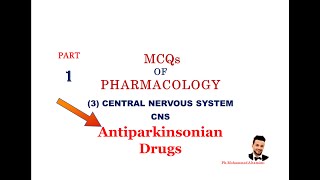 Antiparkinsonian drugs mcqs  pharmacology  part 1 [upl. by Tnemelc]