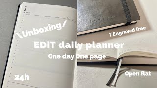 【Lets unbox】EDiT B6 Daily planner 2023 FlipThrough [upl. by Dean]