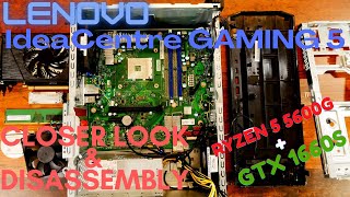 Lenovo IdeaCentre Gaming 5 Ryzen 5 5600GNvidia GTX 1660S Inside look Build Quality Disassembly [upl. by Eseyt]