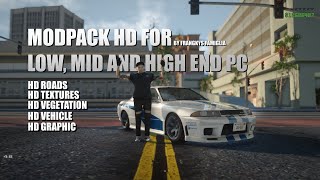 MODPACK HD GTA SAMP PC ENB SUPPORT  GTA V GRAPHIC EQUAL [upl. by Yggep]