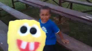 KID SCARED OF SPONGEBOB ICECREAM POPSICLE PRANK GONE WRONG [upl. by Spike]