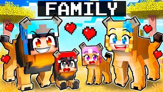 Having a LION FAMILY in Minecraft [upl. by Elgna]