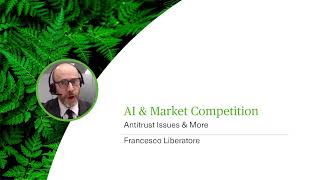 AI amp Market Competition  Antitrust Issues amp More  Webinar [upl. by Foscalina]