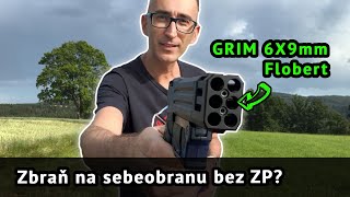 Zbraň na sebeobranu bez zbrojáku Pistole 9mm Flobert GRIM [upl. by Ramedlaw]