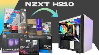 My First Mini ITX PC Build NZXT H210 Rog Strix Ryzen amp Water Cooled [upl. by Ledeen]