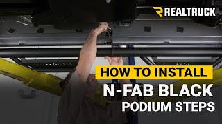 How to Install NFab Textured Black Cab Length Podium Steps on a 2020 Ram 2500 [upl. by Jonette80]