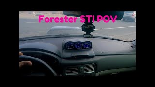 6Speed Forester STI POV [upl. by Eenal]