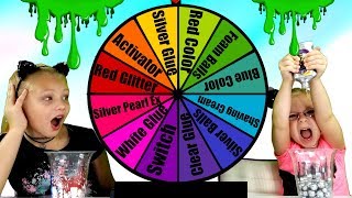 MYSTERY WHEEL Of SLIME Switch Up Challenge [upl. by Leidag600]