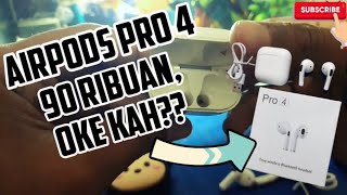 AIRPODS PRO 4 TWS MURAH BERKUALITAS  airpodspro airpods review [upl. by Ettesel707]