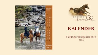 Haflinger Kalender Innenseite 2024 [upl. by Nolla]