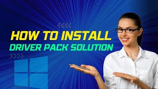 How To Install Driver Pack Solution  driver installation to system  windows 7  8  XP [upl. by Hubbard985]