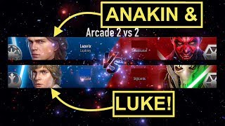 ANAKIN AND LUKE2v2 Star Wars Force Arena  Episode 12 [upl. by Aubrie]