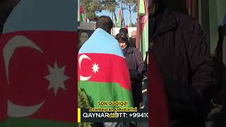 SON DƏQİQƏ Azərbaycan şəhidlərini anır [upl. by Ahsoyem632]