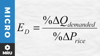 Calculating the Elasticity of Demand [upl. by Twitt]