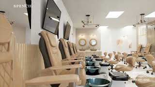 Mega Nails  Nail Salon in US  Remodel Nail salon [upl. by Rustice]