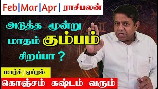 Kumbham Rasi 2024  Feb Mar Apr Rasi palan in Tamil 3 Months Predictions [upl. by Adnwahs]