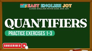 Quantifiers Practice Exercises 13 [upl. by Fesoy424]