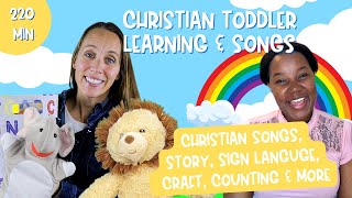 CHRISTIAN STORY TIME amp SONGS FOR CHILDREN  Preschool Christian Learning  Sign Language  Counting [upl. by Candi]