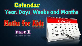 Calendar Year Months Weeks and Days  Calendar Year  Part 1  Smiling Santa [upl. by Cole]