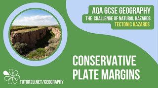 Conservative Plate Margins  AQA GCSE Geography  Tectonic Hazards 7 [upl. by Annayk]