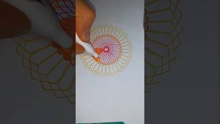 Mandala Art Timelapse Watch the Colors Come Alive 🌈✨ spirograph creativedrawing mandala [upl. by Neilla]