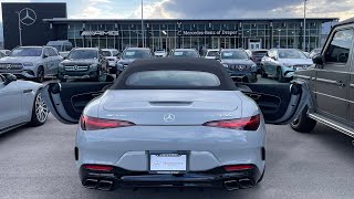 The 2023 AMG SL 55 Roadster packs V8 power remarkably [upl. by Mourant177]