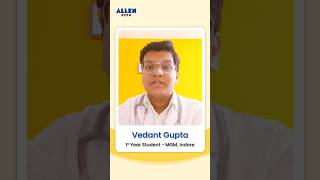 From Struggles to Success Vedant Guptas Kota Journey with ALLEN kotacoaching [upl. by Silverman]