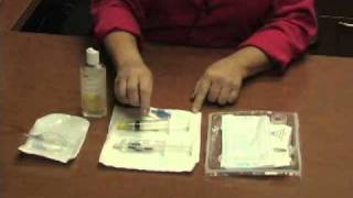 Home Health Skills Part 6  Hickman Dressing Change I [upl. by Britt]