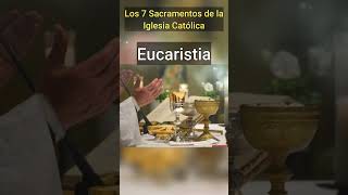 los 7 SACRAMENTOS de la IGLESIA Catolica  CON LETRA  bautismo para niños del catecismo [upl. by Eninaej]