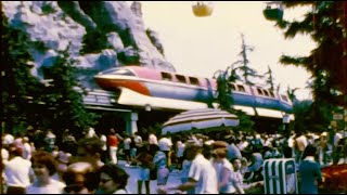 1966  Disneyland  Unknown Home Movie  8mm Kodachrome Film [upl. by Devan]