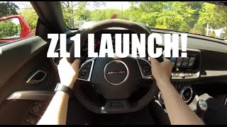 2017 Camaro ZL1 LAUNCH Control and 060 Test and REACTIONS [upl. by Eyllib6]