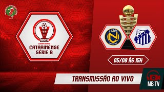 AO VIVO  NAÇÃO X CARAVAGGIO  CAMPEONATO CATARINENSE SÉRIE B 2023 [upl. by Corine748]