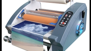 RSH380SL SRA3 SingleDouble Sided Roll Laminator [upl. by Adnawed]