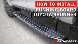 How to install Broadfeet® Running Board on Toyota 4Runner [upl. by Rosemarie]