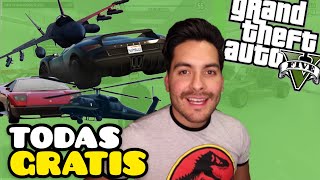 Les ENSEÑO TODAS mis PROPIEDADES y COCHES en GTA 5 Online TODO GRATIS  Gabriel Herrera [upl. by Notxarb662]