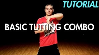 How to do a Basic Tutting Combo Dance Moves Tutorial  Mihran Kirakosian [upl. by Akeyla]