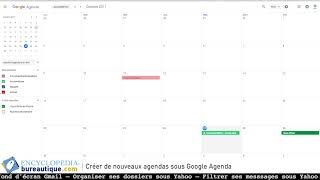 Comment creer plusieurs agendas sous google Agenda [upl. by Menard218]