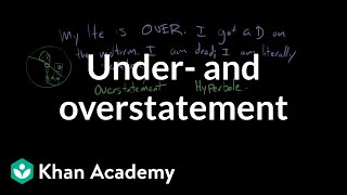 Under and overstatement  Style  Grammar [upl. by Neram477]