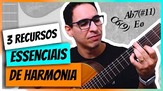 3 RECURSOS ESSENCIAIS de HARMONIA MUSICAL [upl. by Leigha38]