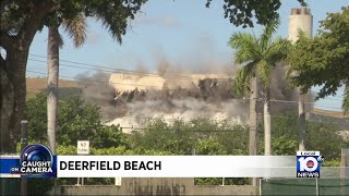 Planned demolition completed at Deerfield Beach landfill [upl. by Anivlac]