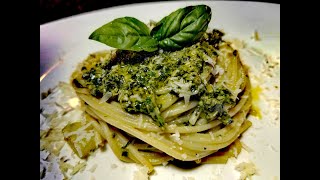 pesto alla genovese fatta in casa come fare il pesto alla genovese [upl. by Genie]