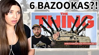 BAZOOKA TANK  M50 Ontos  quotThe Thingquot  Reaction [upl. by Ardra833]