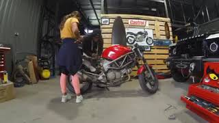 Honda VTR250 Scrambler Build  Part 1  Tear down [upl. by Etnaik997]