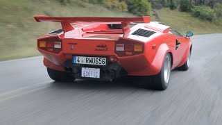 Lamborghini Countach Sights amp Sounds  Beauty Exhaust Flyby [upl. by Addia478]