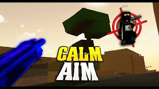 Calm Aim  Low Sens In Da Hood 🌟 [upl. by Benis]