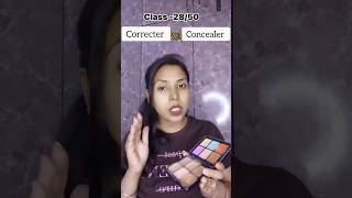 Correcter vs Concealer😱freelencer delhincrmakeupartist makeuptips skincare poonammakeupschool [upl. by Artemla]