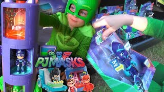 PJ Masks Transforming Toy Hunt  Luna Girl Tank Steals The Toys [upl. by Ardyth]