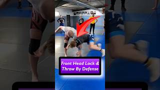 Defense For Throw By And Front HeadlockPositional Work bjjlifestyle mma bjj bjjnogi bjjlife [upl. by Alidia]