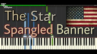 The Star Spangled Banner Independence Day Special Piano  Midi file  Rushi Scorpion [upl. by Lette]