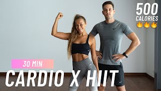 30 MIN CARDIO HIIT Workout  Full Body No Equipment No Repeat [upl. by Teddman]